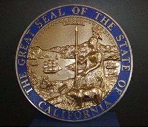 California Seal with rim color