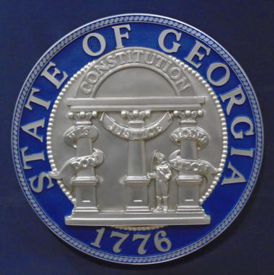 Georgia Seal with rim color