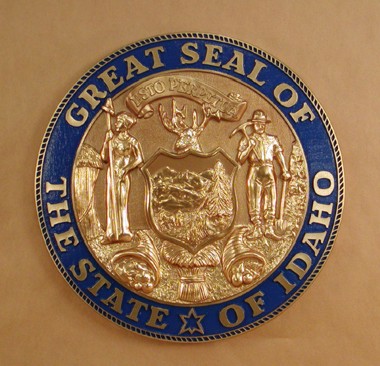 Idaho Seal with rim color