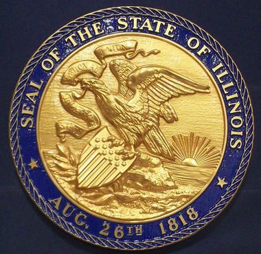 Illinois Seal with rim color