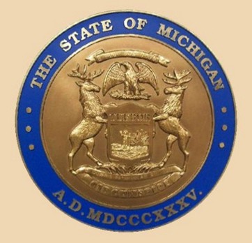 Michigan Seal with rim color