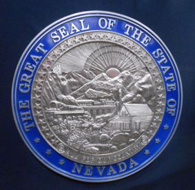 Nevada Seal Silver Ox with Rim Color