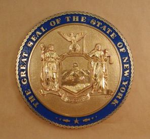 New York Seal with rim color