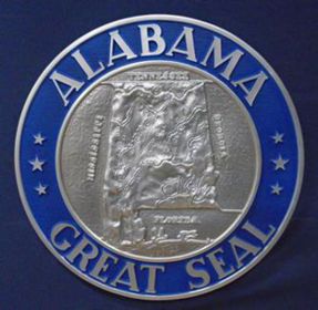 Alabama Seal with rim color