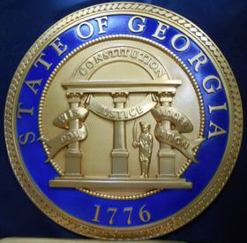 Georgia Seal with rim color