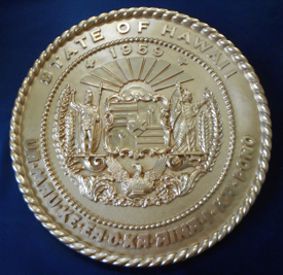 Hawaii Seal with rim color