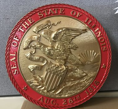 Illinois Seal with rim color