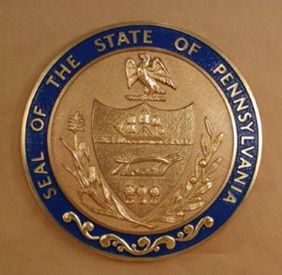 Pennsylvania Seal with rim color