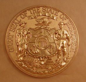 Wisconsin Bronze Ox Seal